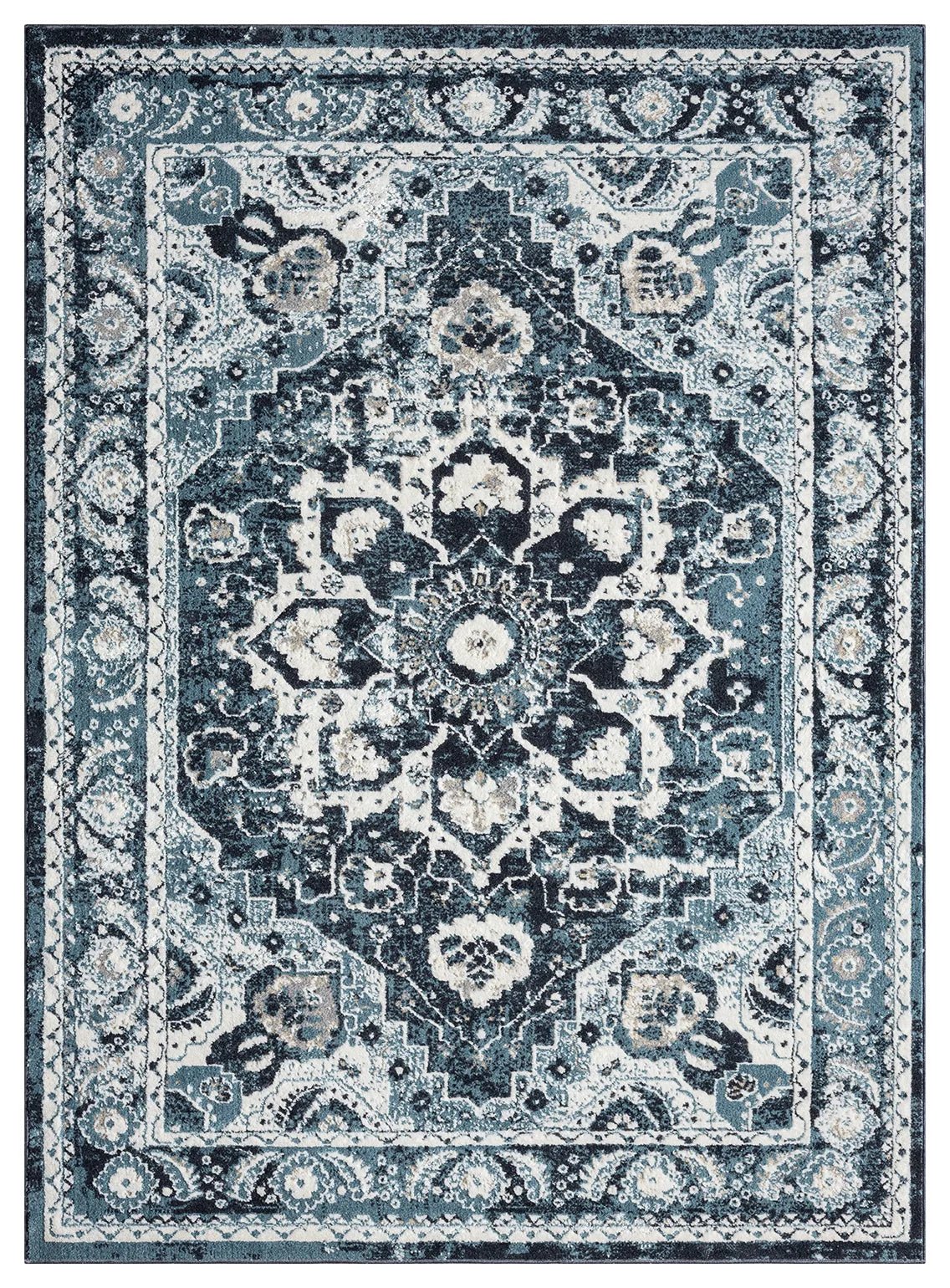United Weavers Stratton Camry Blue Rug - front view