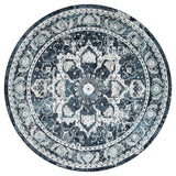 United Weavers Stratton Camry Blue Rug - round front view