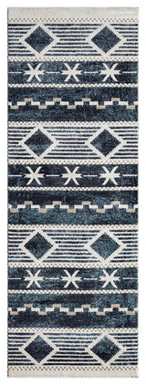 United Weavers Stratton Orchard Navy Rug - runner front view