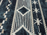 United Weavers Stratton Orchard Navy Rug - close-up detail