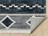 United Weavers Stratton Orchard Navy Rug - backing detail