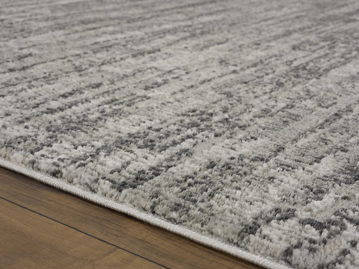 United Weavers Veronica Ives Grey Rug - pile height detail