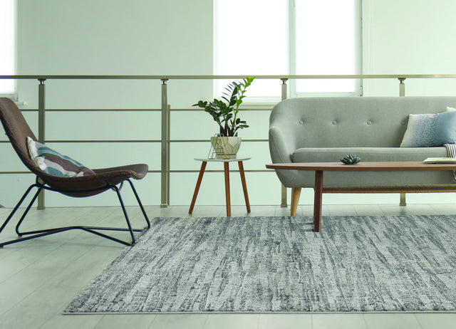 United Weavers Veronica Ives Grey Rug - third room scene