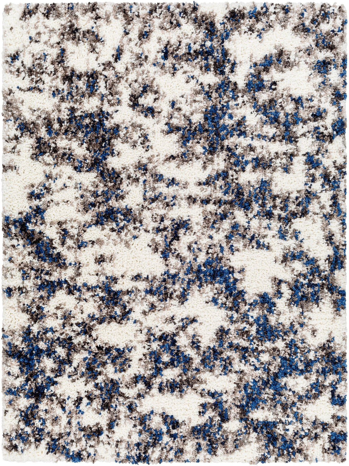 Surya Ultra Shag Utg-2300 Light Silver, Onyx, Metallic - Silver, Eggplant Rug.