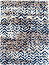 Surya Ultra Shag Utg-2303 Light Silver, Midnight Blue, Jet Black, Metallic - Silver, Ash, Sage, Eggplant Rug.