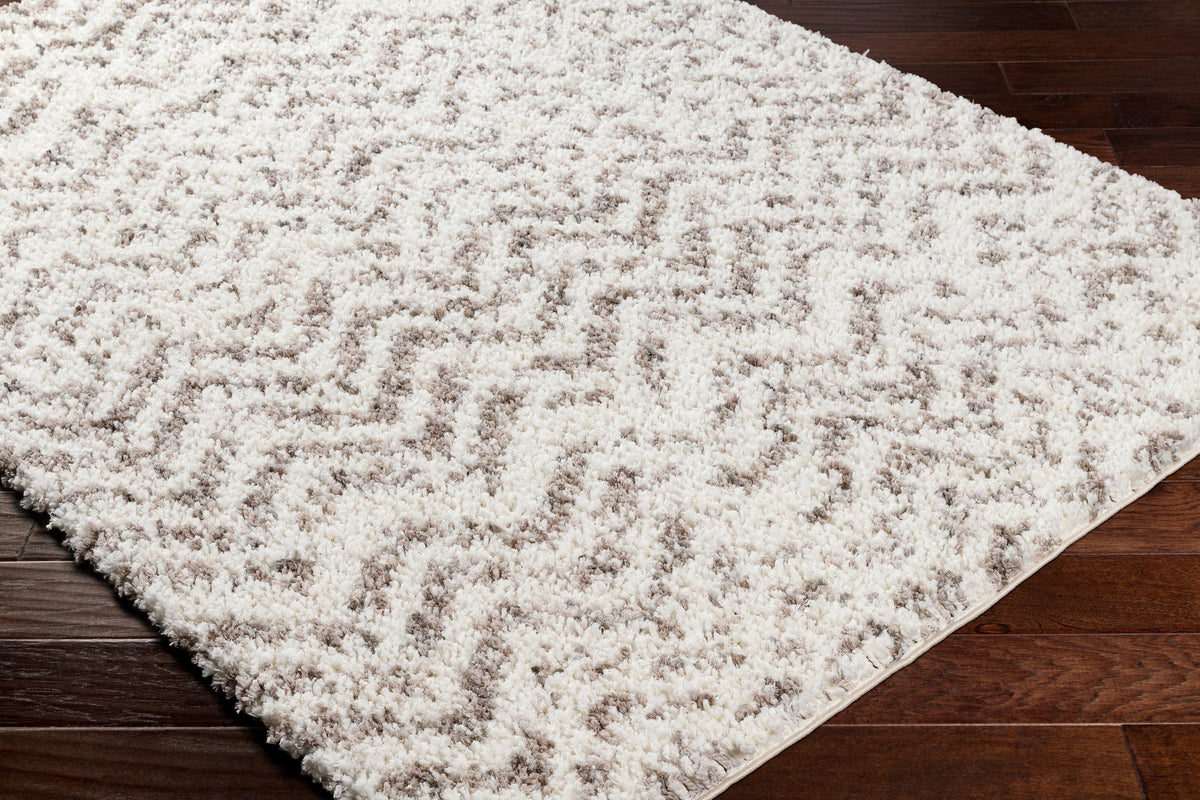 Surya Ultra Shag Utg-2306 Light Silver, Slate Grey Taupe, Light Grey, Ash, Pewter Rug.