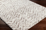 Surya Ultra Shag Utg-2306 Light Silver, Slate Grey Taupe, Light Grey, Ash, Pewter Rug.