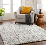Surya Ultra Shag Utg-2306 Light Silver, Slate Grey Taupe, Light Grey, Ash, Pewter Rug.