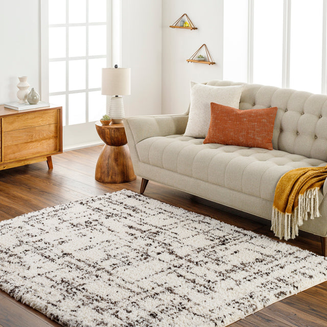 Surya Ultra Shag Utg-2307 Off-White, Pearl, Ash Rug.