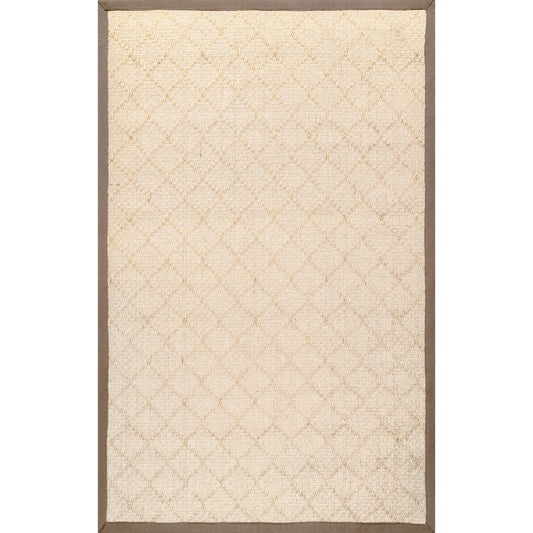 Nuloom Bordered Donnetta Sisal Zhss04A Natural Area Rug