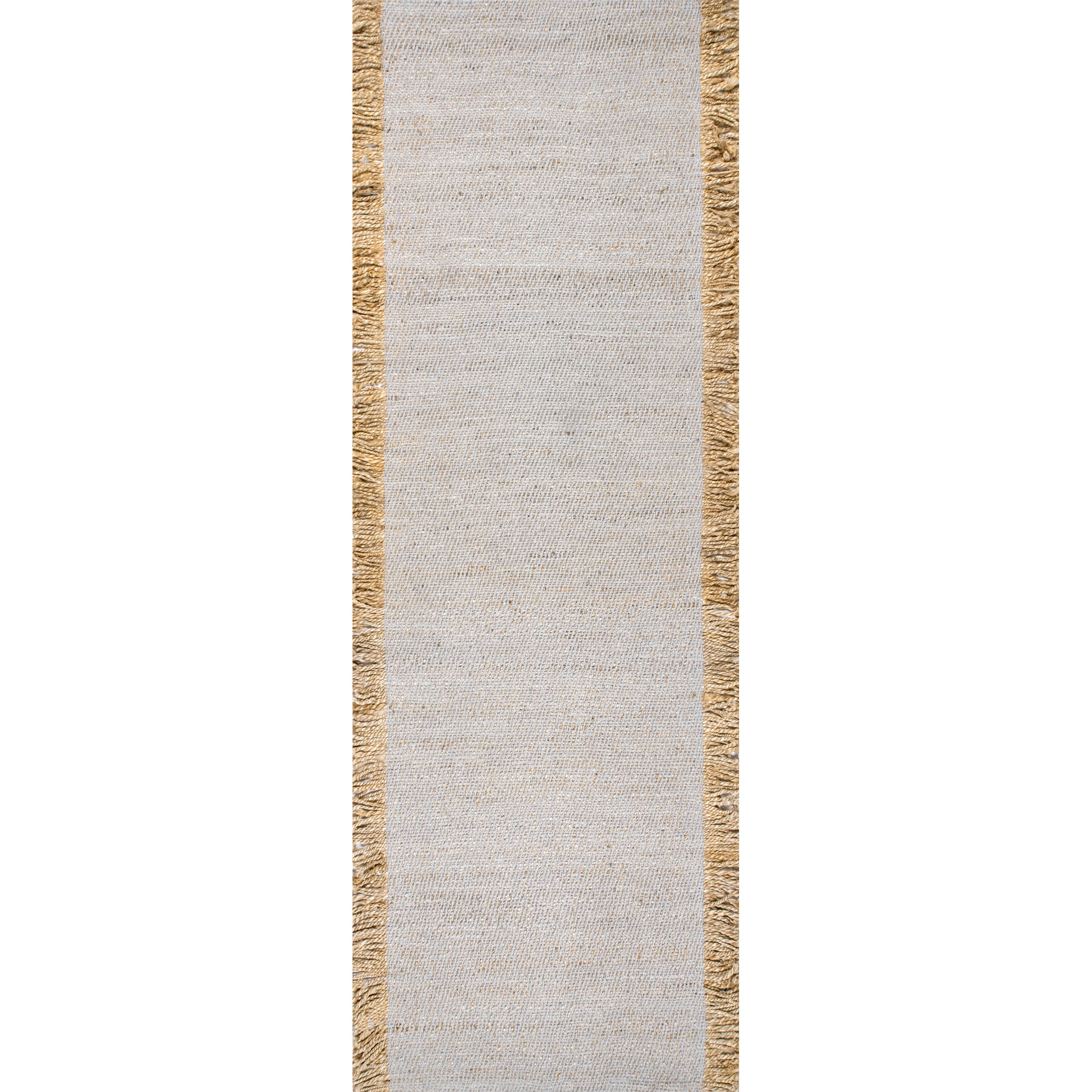 Nuloom Flatweave Natural Fiber Hctr01B Gray Area Rug