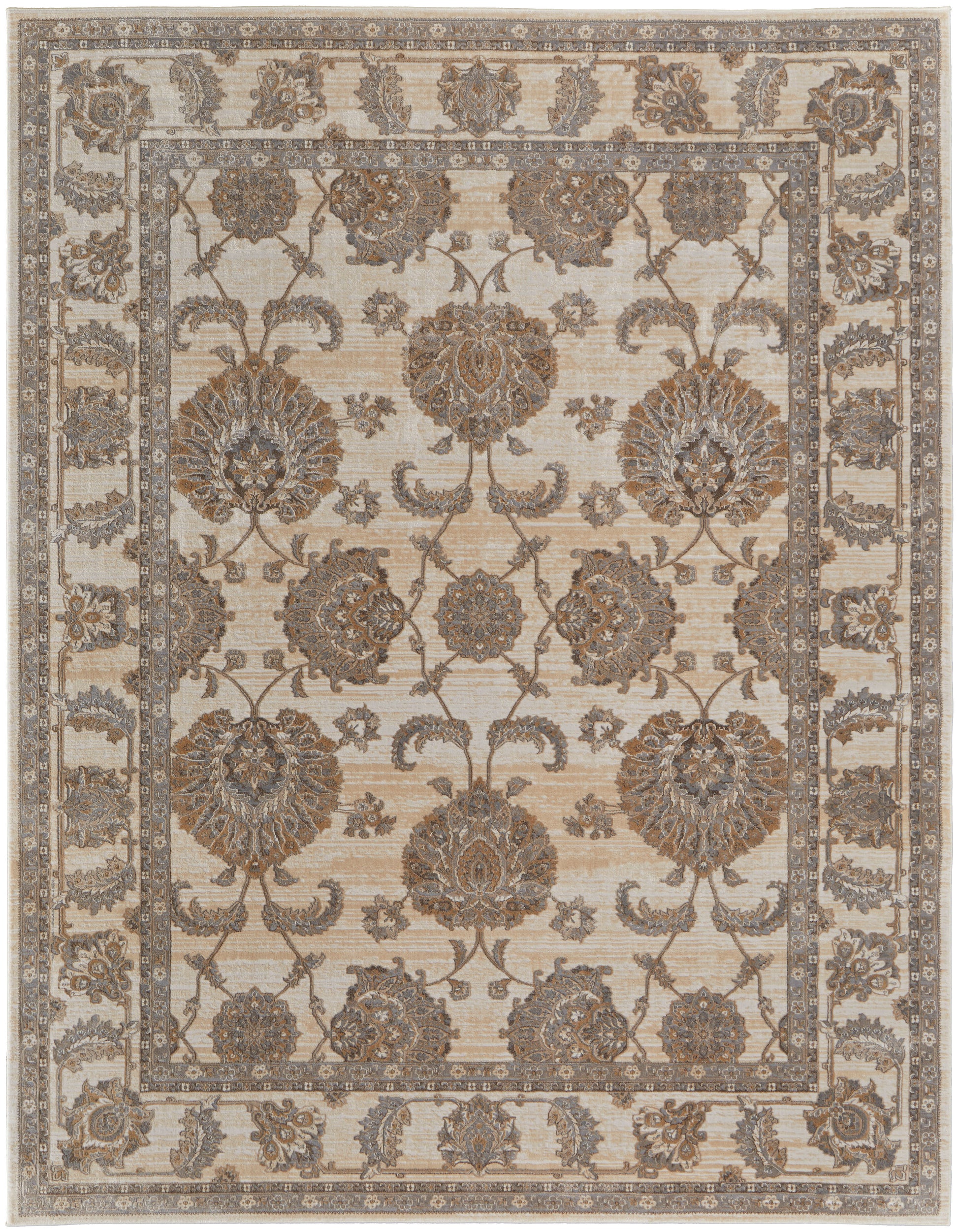 Feizy Celene Cel39Kzf Tan/Ivory/Brown Area Rug