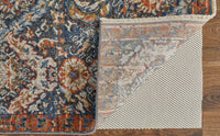 Feizy Kaia Kai39Hrf Blue/Orange/Ivory Area Rug