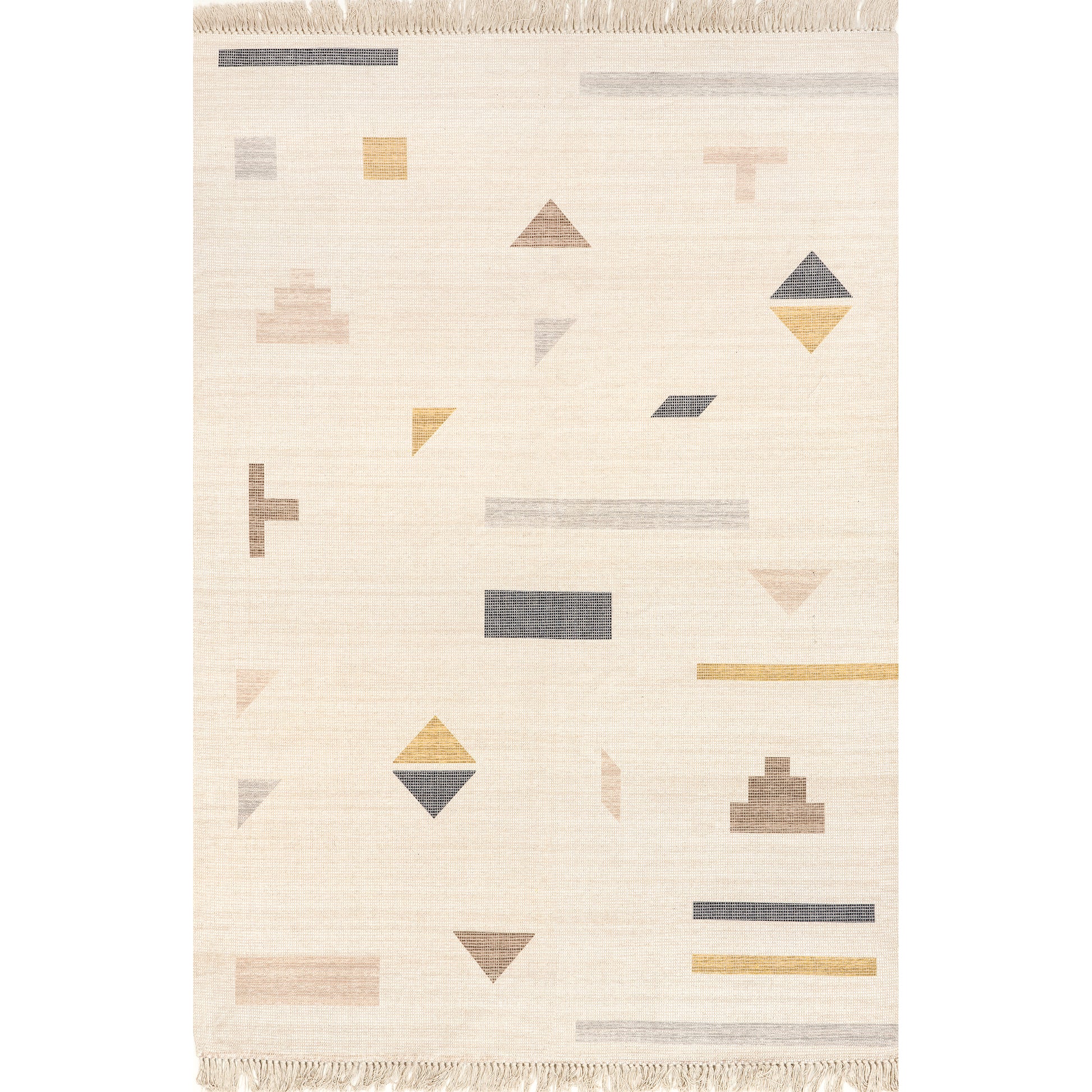 Nuloom Reine Geometric Symbols Svbr07A Ivory Area Rug