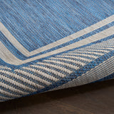 Nourison Horizon Indoor/Outdoor HOZ03 Denim Contemporary Area Rugs