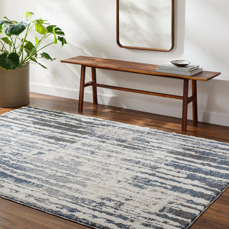 Surya Valet Vat-2305 Light Silver, Grey, Pewter, Silver, Metallic - Silver Rug.