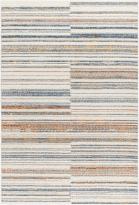 Surya Valet Vat-2308 Cream, Blue, Gray, Beige, Burnt Orange, Mustard Area Rug