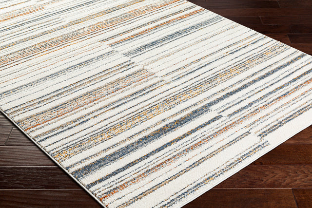 Surya Valet Vat-2308 Cream, Blue, Gray, Beige, Burnt Orange, Mustard Rug.
