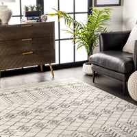 Nuloom Yasmina Transitional Tribal Acge05A Off White Area Rug