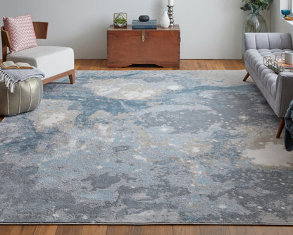 Feizy Astra Ara39L3F Blue/Gray Area Rug