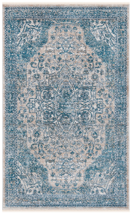 Safavieh Victoria Vicb910F Blue/Grey Rug.