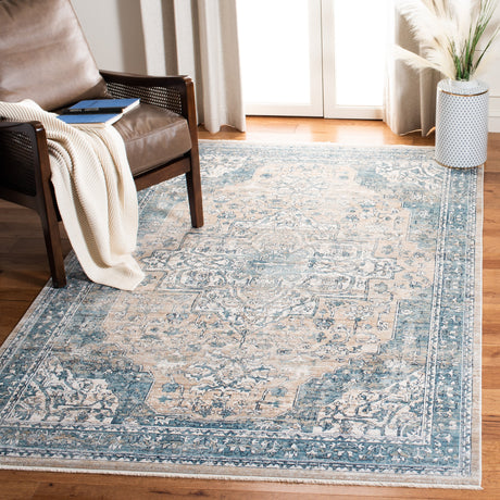 Safavieh Victoria Vicb910F Blue/Grey Rug.