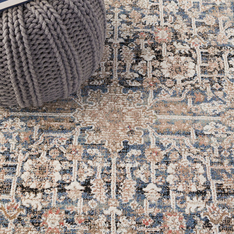 Safavieh Vivaldi Viv546M Blue/Ivory Rug.