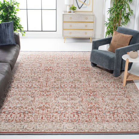 Safavieh Vivaldi Viv546P Rust/Ivory Rug.