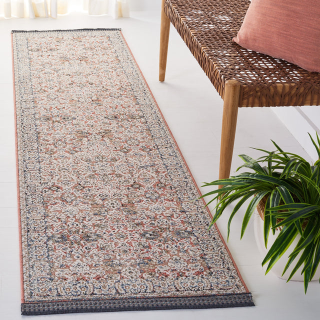 Safavieh Vivaldi Viv562N Navy/Rust Rug.