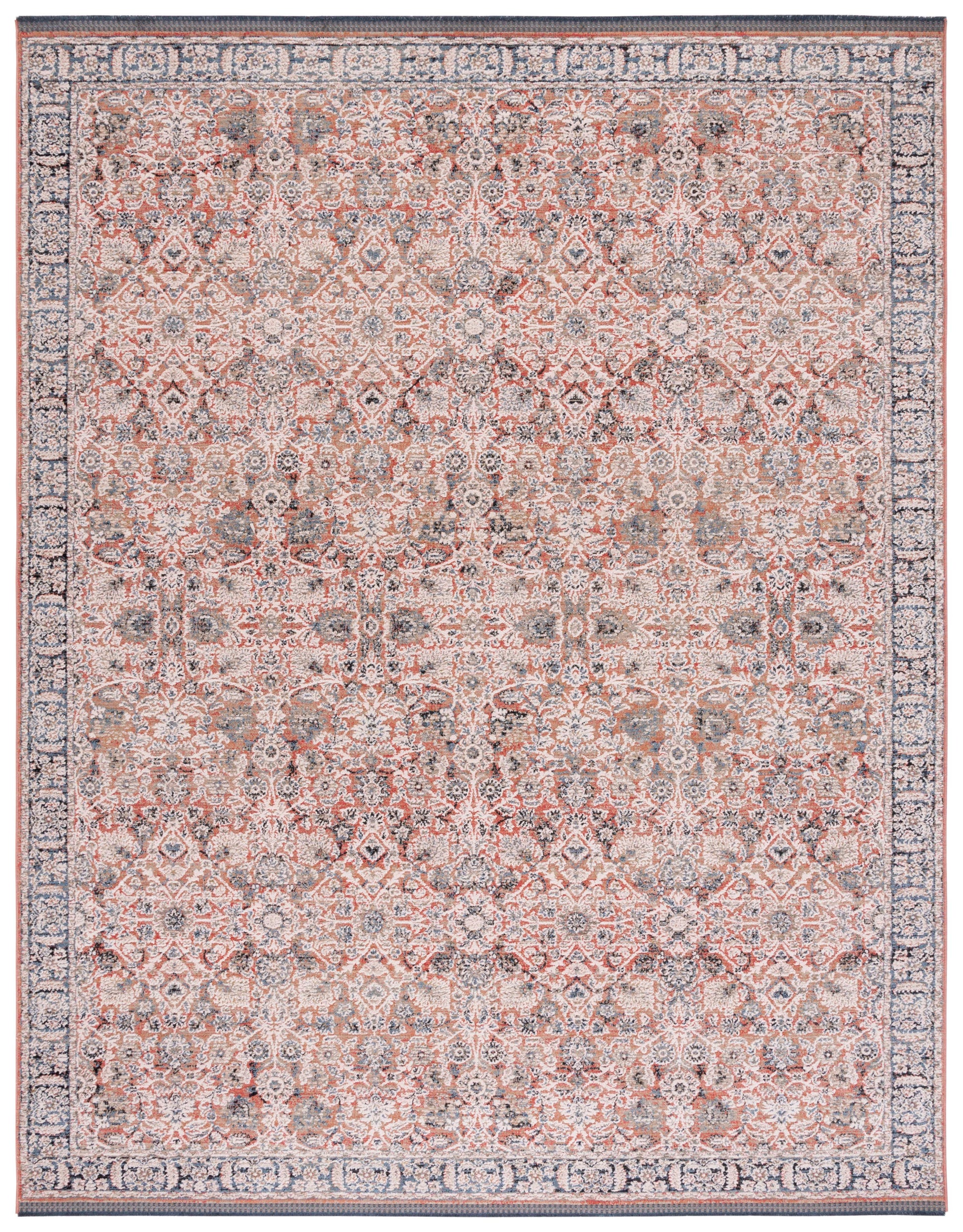 Safavieh Vivaldi Viv562N Navy/Rust Area Rug