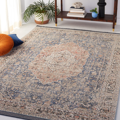 Safavieh Vivaldi Viv565M Blue/Rust Area Rug