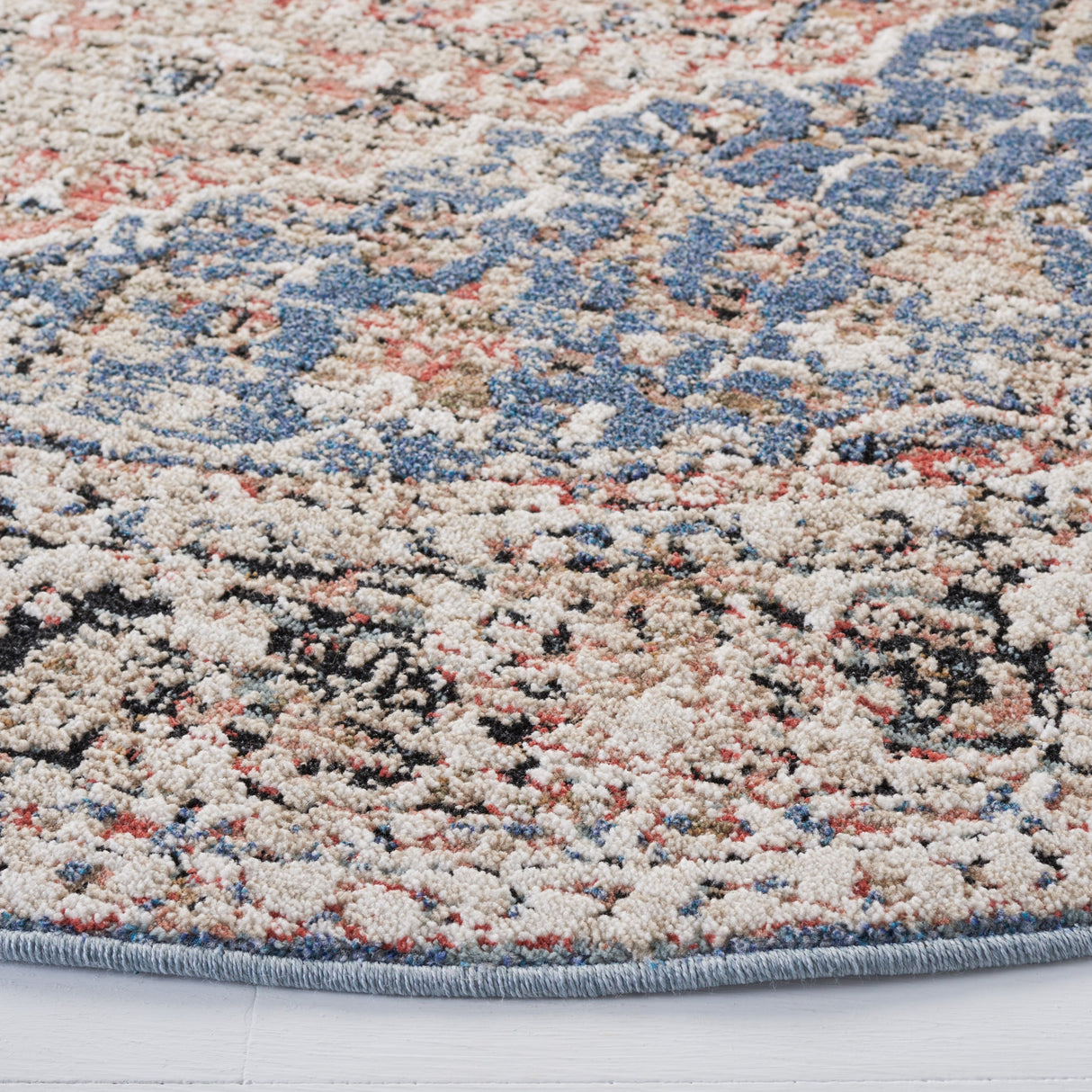 Safavieh Vivaldi Viv565M Blue/Rust Rug.