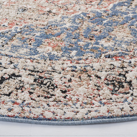 Safavieh Vivaldi Viv565M Blue/Rust Rug.