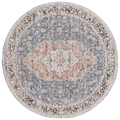 Safavieh Vivaldi Viv565M Blue/Rust Rug.