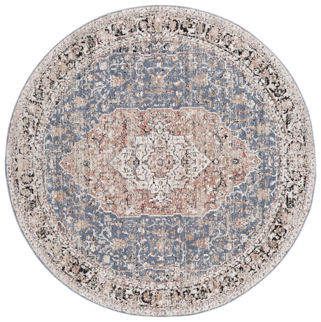 Safavieh Vivaldi Viv565M Blue/Rust Rug.