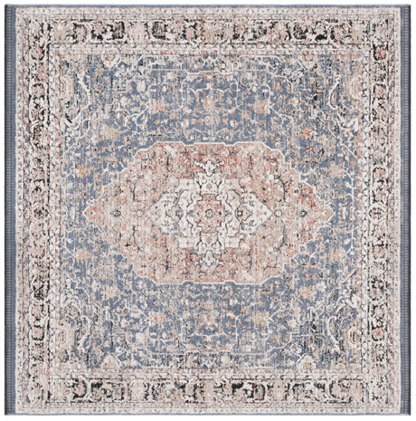 Safavieh Vivaldi Viv565M Blue/Rust Rug.