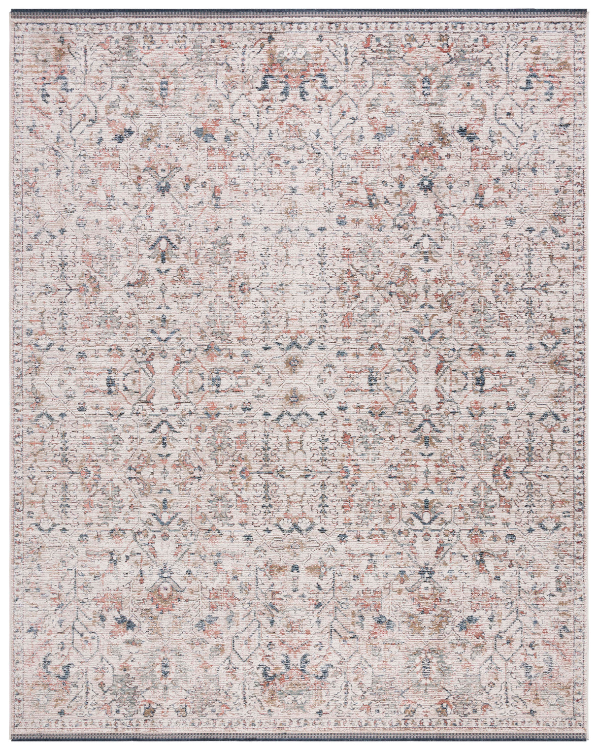 Safavieh Vivaldi Viv568B Beige/Blue Rust Rug.