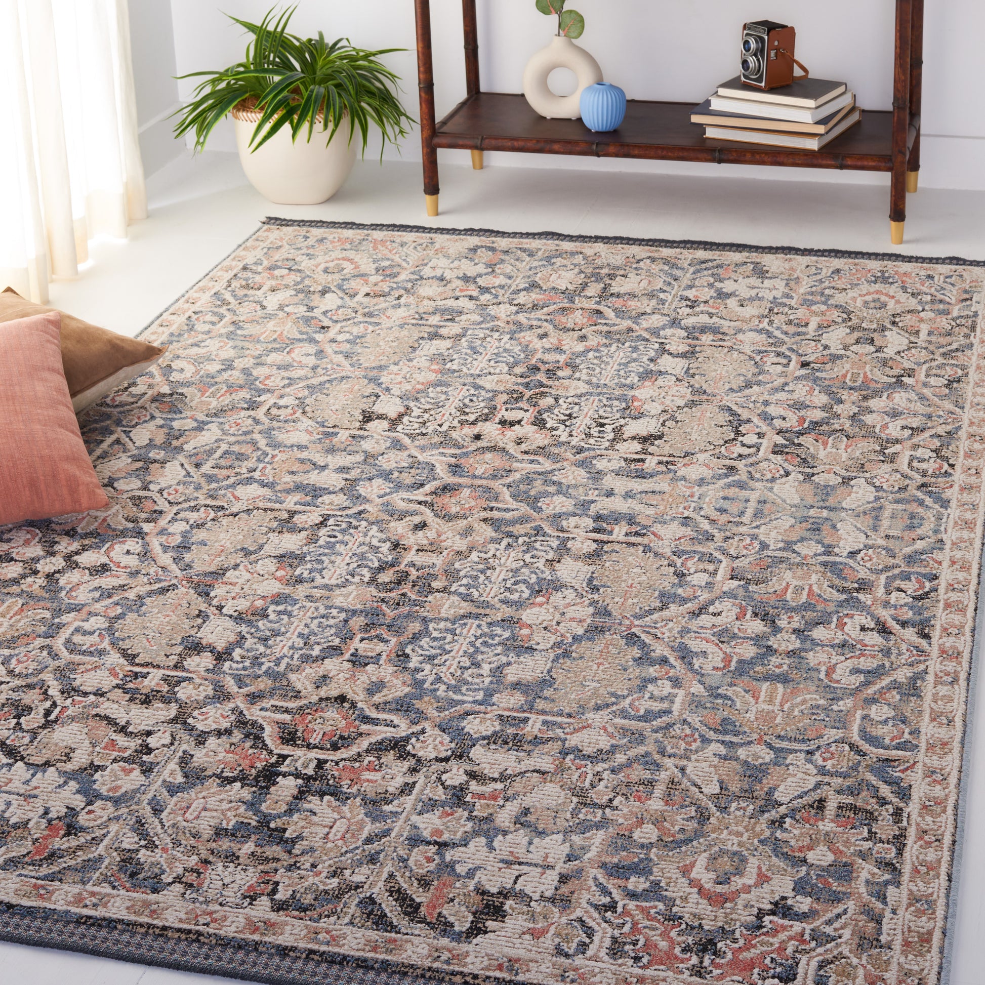 Safavieh Vivaldi Viv568M Blue/Ivory Area Rug