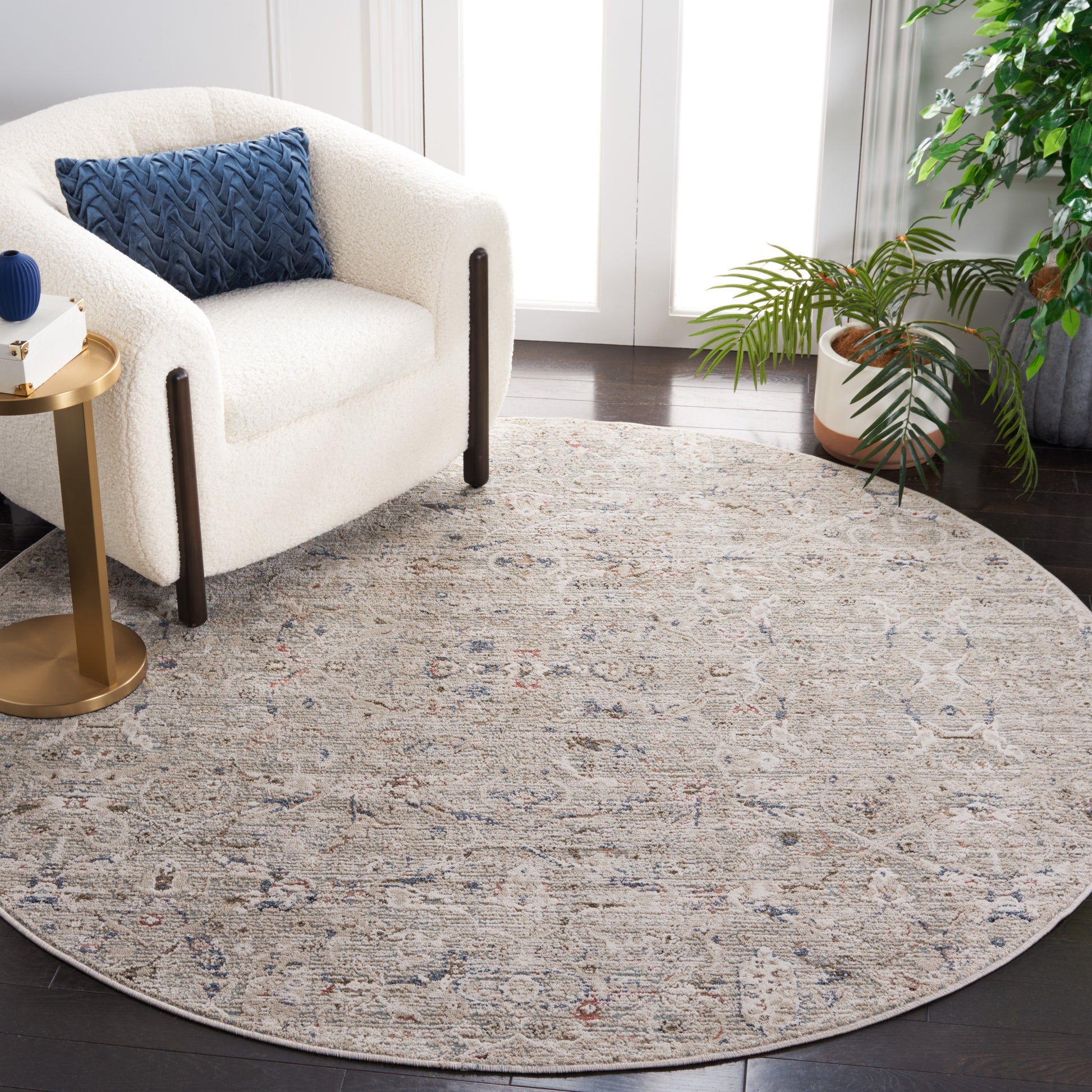 Safavieh Vivaldi Viv596A Ivory/Navy Area Rug