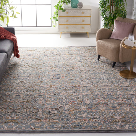 Safavieh Vivaldi Viv596N Navy/Rust Rug.