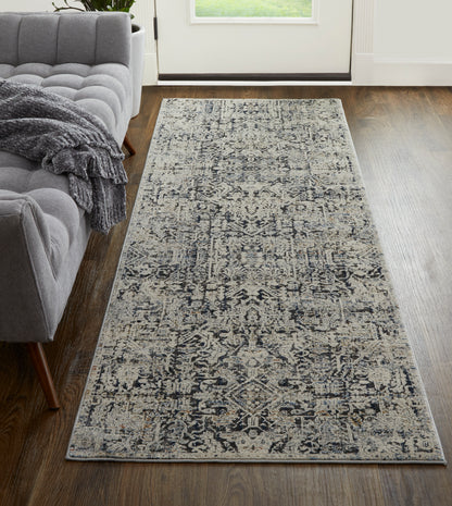 Feizy Kaia Kai39Huf Ivory/Gray/Taupe Area Rug