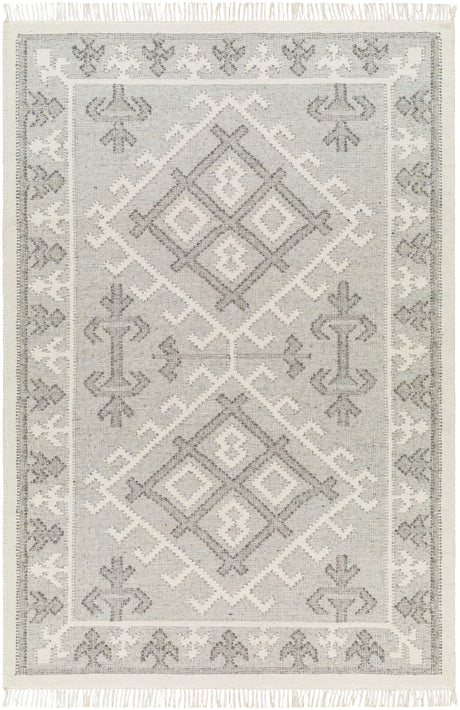 Surya Valerie Vla-2305 Off-White, Charcoal, Medium Gray Rug.