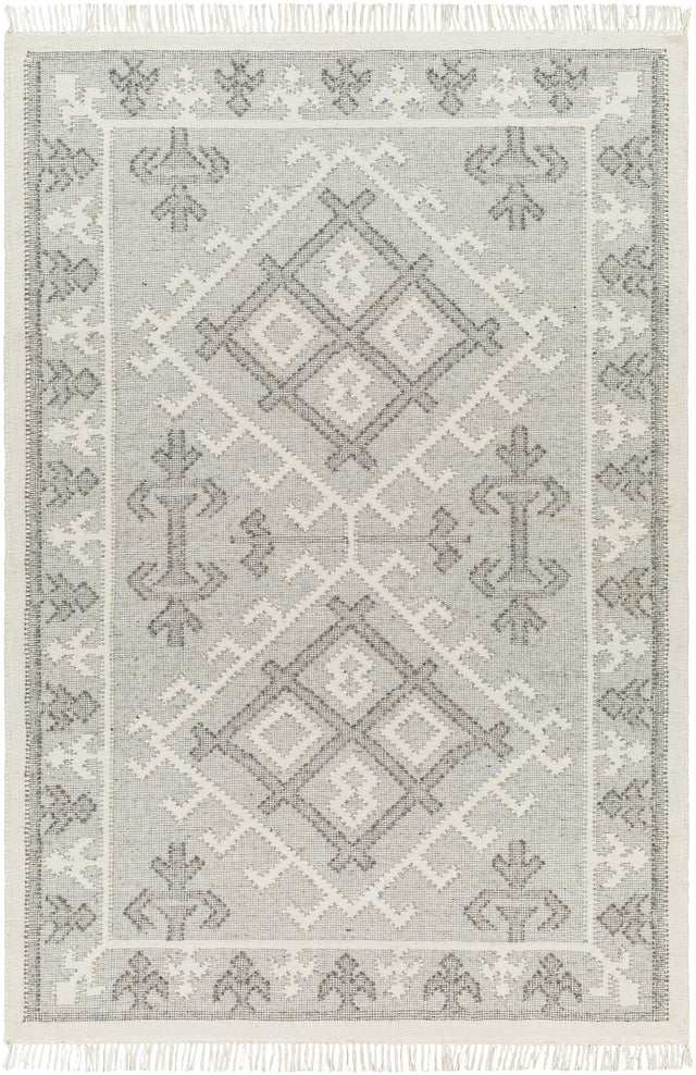 Surya Valerie Vla-2305 Off-White, Charcoal, Medium Gray Rug.