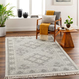 Surya Valerie Vla-2305 Off-White, Charcoal, Medium Gray Rug.