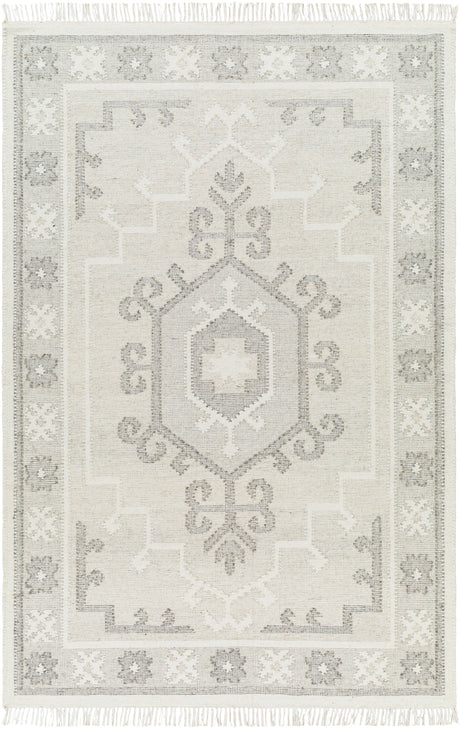 Surya Valerie Vla-2306 Off-White, Charcoal, Medium Gray Rug.