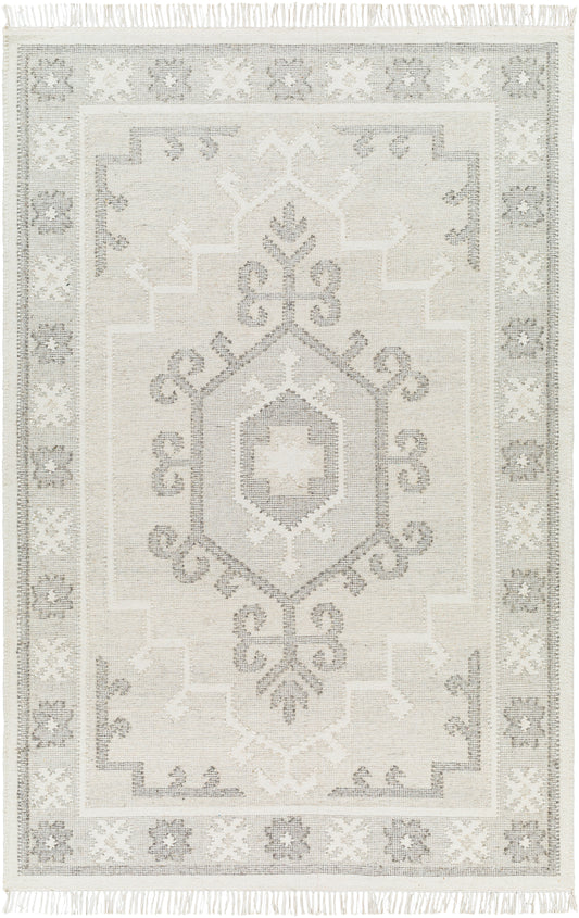 Surya Valerie Vla-2306 Off-White, Charcoal, Medium Gray Area Rug