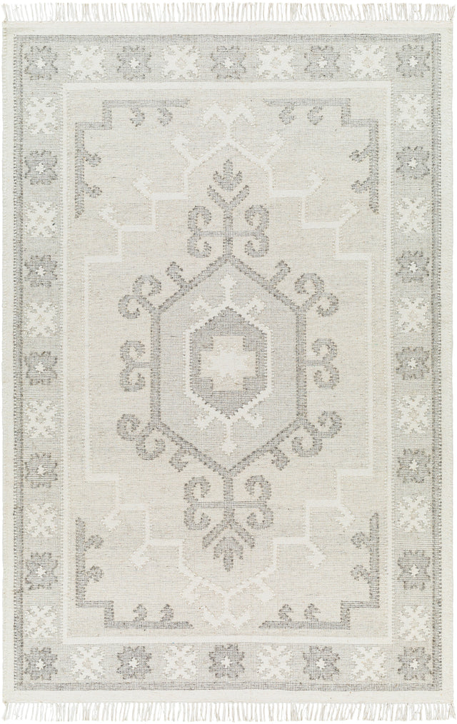 Surya Valerie Vla-2306 Off-White, Charcoal, Medium Gray Rug.