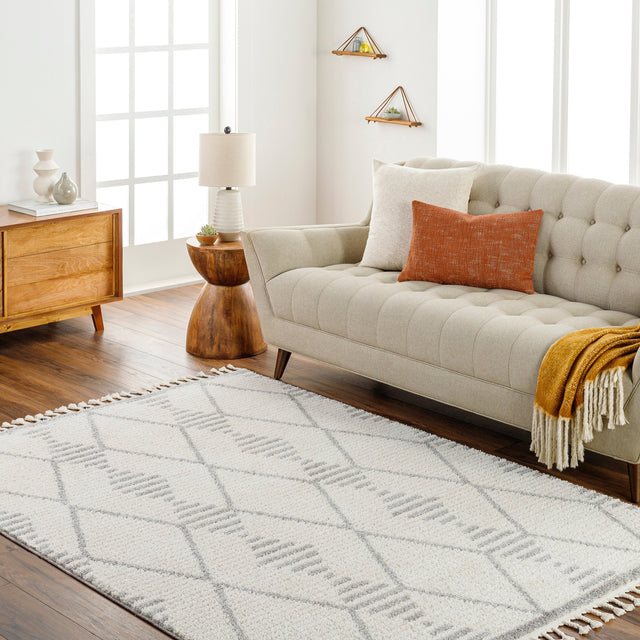 Surya Valencia Vlc-2318 Pearl, Off-White, Ash Rug.