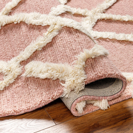 Surya Valery Vly-2302 Butter, Dusty Pink, Rose Rug.