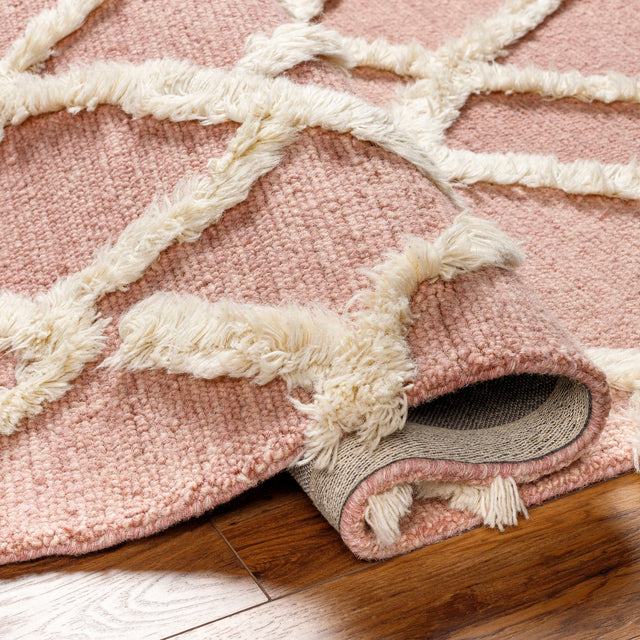 Surya Valery Vly-2302 Butter, Dusty Pink, Rose Rug.